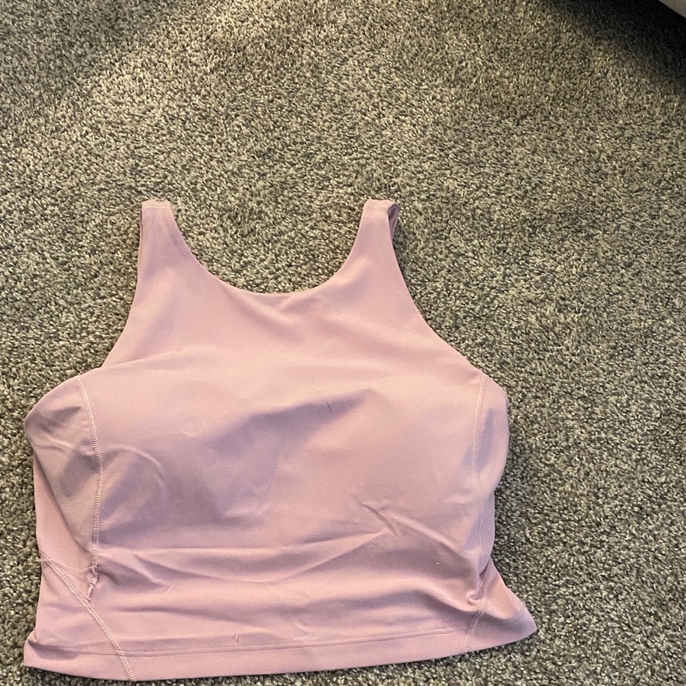 Lululemon Athletica Light Pink Crop Top